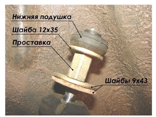 Удлинители задних амортизаторов Dacia стальные 20мм (26-15-003М20)