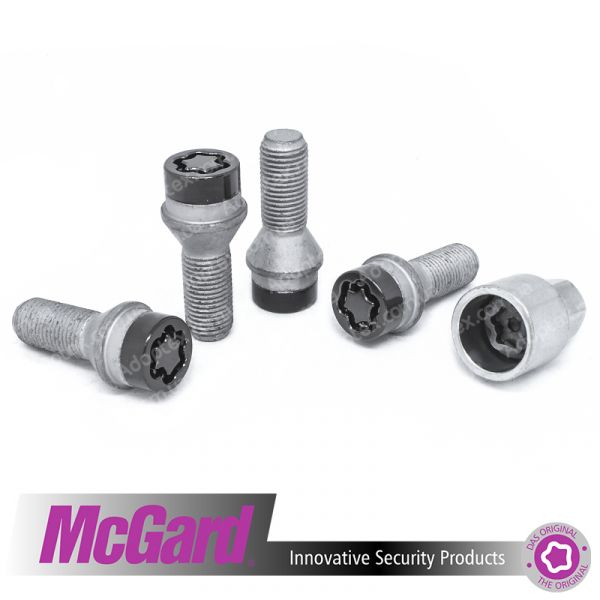 McGard 27179 SUB | Болти секретки 12x1.5x26 Конус ключ 17 (BMW, Daewoo, Fiat, Nissan Qashqai, Opel, Renault, Smart, Suzuki) Чорні