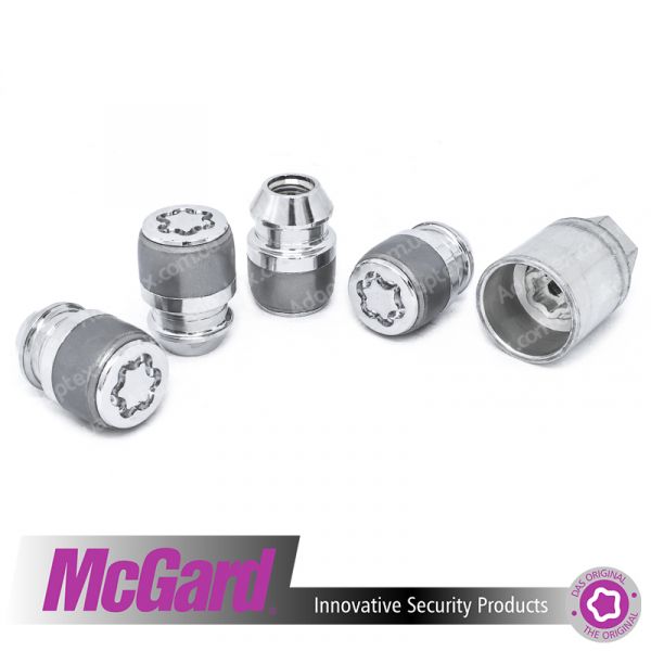 McGard 24195 SL | Гайки секретки М12x1.5x35 Конус ключ 21 Кільце, що обертається (Chevrolet, Daihatsu, Ford, Hyundai, Kia, Mazda)