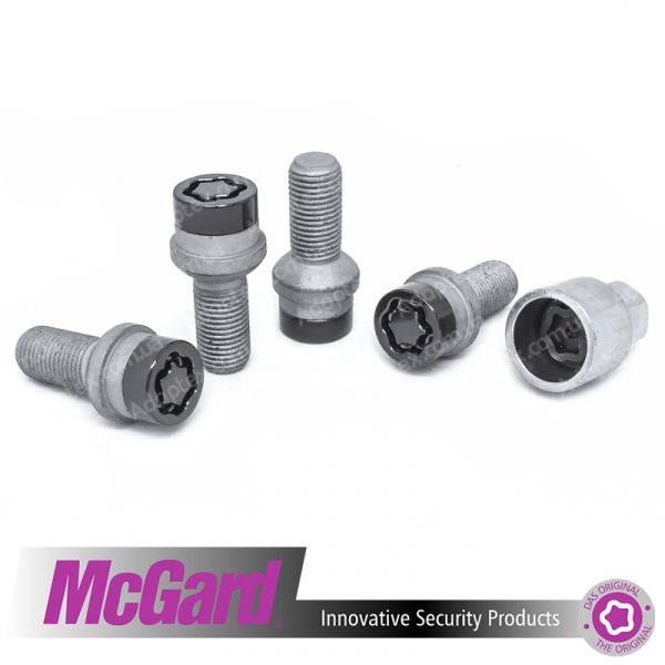 McGard 28174 SUB | Болти секретки 14x1.5x27 Сфера R14 ключ 17 (Infiniti QX30, Mercedes-Benz, Volkswagen Crafter) Чорні