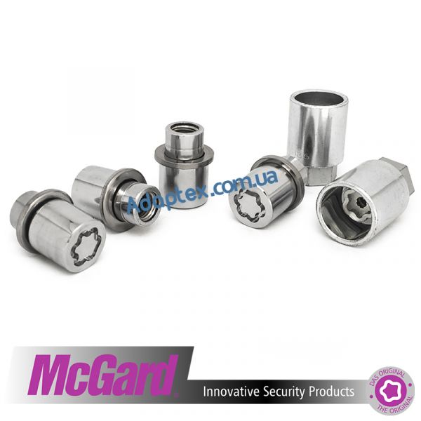 McGard 31156 SU | Гайки секретки М12x1.5x35 Пресшайба (Citroen, Lexus, Mitsubishi, Peugeot, Toyota) + запасний ключ під 21