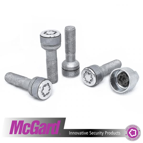 McGard 28017 SL | Болти секретки М14x1.5x45 Сфера R14 ключ 17 Кільце, що обертається (Mercedes-Benz)